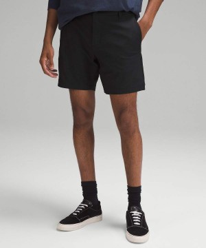 Short Lululemon Commission Classic-Fit 7" WovenAir Hombre Negras Chile | 683XADFOL