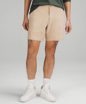 Short Lululemon Commission Classic-Fit 7" Cord Hombre Kaki Chile | 124OXRVSM