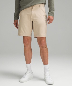 Short Lululemon Commission Classic-Fit 9" Warpstreme Hombre Kaki Chile | 318WLENZT