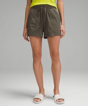 Short Lululemon Dance Studio 3.5" High-Rise Mujer Verde Oscuro Chile | 731DMQXTC