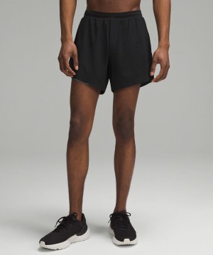 Short Lululemon Fast and Free Forro 6" Hombre Negras Chile | 254AVIOSB