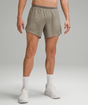 Short Lululemon Fast and Free Forro 6" Hombre Gris Oscuro Chile | 312CJMDQH