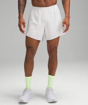 Short Lululemon Fast and Free Forro 6" Hombre Blancas Chile | 067JNTREC