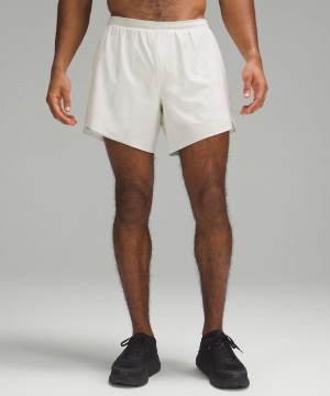 Short Lululemon Fast and Free Forro 6" Hombre Beige Chile | 901UAJWZV