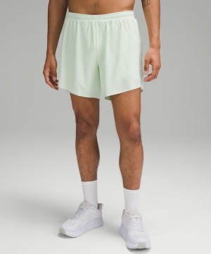 Short Lululemon Fast and Free Forro 6" Hombre Verde Chile | 145ZPHNTX