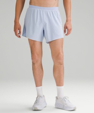Short Lululemon Fast and Free Forro 6" Hombre Azules Beige Chile | 165FIACYG