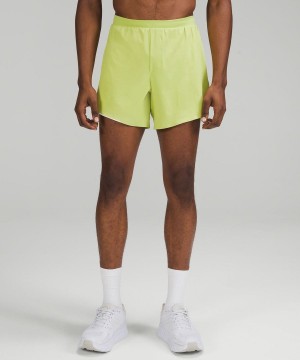 Short Lululemon Fast and Free Forro 6" Hombre Verde Chile | 529STHUZL