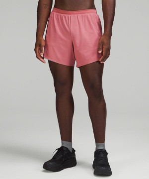 Short Lululemon Fast and Free Forro 6" Hombre Rosas Chile | 741OJLIWQ