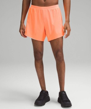 Short Lululemon Fast and Free Forro 6" Hombre Naranjas Chile | 974JVZUBF