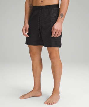 Short Lululemon Hike to Swim Ripstop 8" Hombre Negras Chile | 765WQZJAB