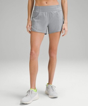 Short Lululemon Hotty Hot High-Rise Forro 4" Mujer Gris Chile | 418WIMJOE