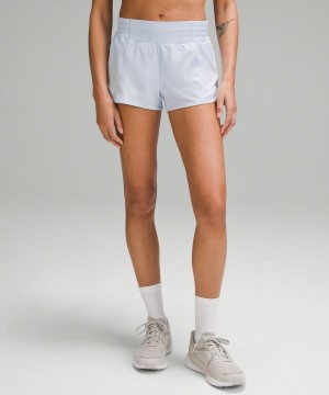 Short Lululemon Hotty Hot High-Rise Forro 2.5" Mujer Blancas Chile | 796QLBHFC