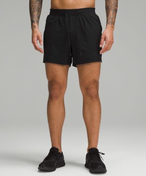 Short Lululemon License to Train Linerless 5" Hombre Negras Chile | 438GQZLDC