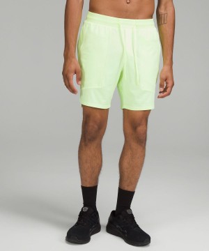 Short Lululemon License to Train Linerless 7" Hombre Verde Chile | 976PQNXZA
