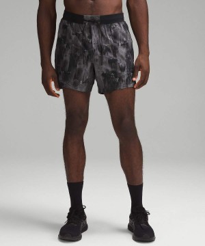 Short Lululemon License to Train Linerless 5" Hombre Negras Multicolor Chile | 953LRHOSE