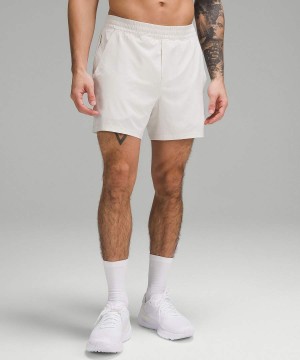 Short Lululemon Pace Breaker Forro 5" Hombre Beige Chile | 325GZKINB