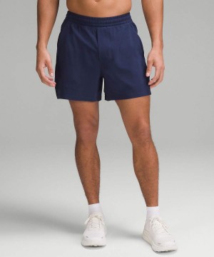 Short Lululemon Pace Breaker Forro 5" Hombre Azul Marino Chile | 012YHCZJV