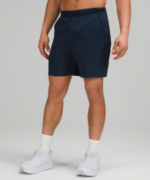 Short Lululemon Pace Breaker Forro 7" 2022 Version Hombre Azules Azul Marino Chile | 016BNCRGW