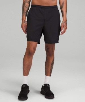 Short Lululemon Pace Breaker Forro 7" 2022 Version Hombre Negras Chile | 261KQLWVJ