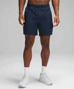 Short Lululemon Pace Breaker Forro 7" Hombre Azul Marino Chile | 532AIBSZM