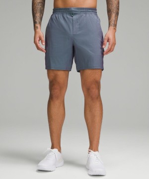 Short Lululemon Pace Breaker Linerless 7" Iridescent Hombre Turquesa Moradas Chile | 678UKFALB
