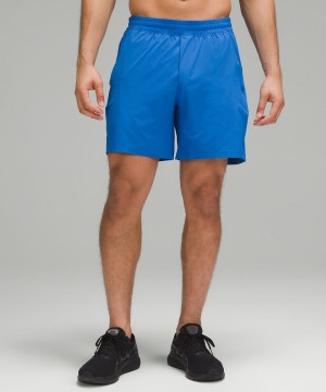 Short Lululemon Pace Breaker Linerless 7" Hombre Azules Chile | 815TZCSNA