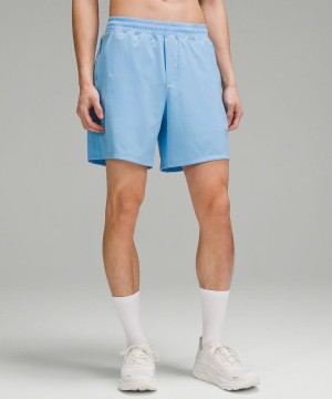 Short Lululemon Pace Breaker Linerless 7" Hombre Azules Chile | 069HJTZGC