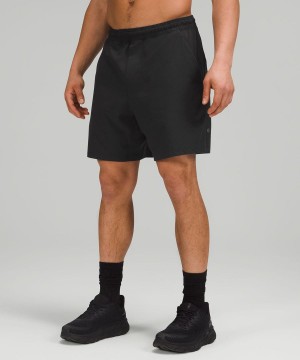 Short Lululemon Pace Breaker Linerless 7" 2022 Version Hombre Negras Chile | 350DWJOTL