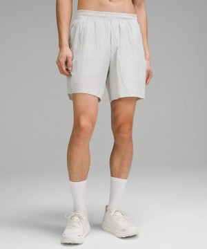 Short Lululemon Pace Breaker Linerless Utility 7" Hombre Blancas Chile | 173IGECWO