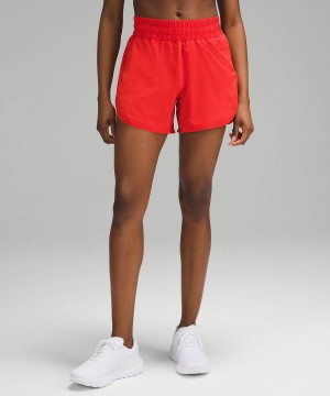 Short Lululemon Pista That High-Rise Forro 5" Mujer Rojas Chile | 231LBONTY