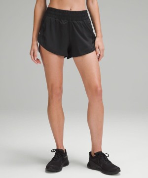 Short Lululemon Pista That High-Rise Forro 3" Mujer Negras Chile | 078EJUARD