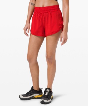 Short Lululemon Pista That High-Rise Forro 3" Mujer Rojas Oscuro Chile | 830VYUQJX