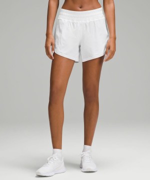 Short Lululemon Pista That Mid-Rise Forro 5" Mujer Blancas Chile | 123MHZDFR