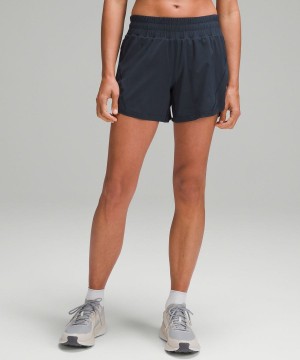 Short Lululemon Pista That Mid-Rise Forro 5" Mujer Azul Marino Chile | 463OTUJRC