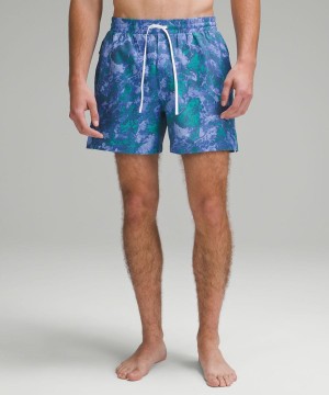 Short Lululemon Pool 5" Hombre Azules Multicolor Chile | 694EWUVYN