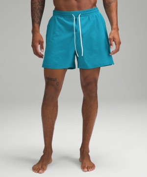 Short Lululemon Pool 5" Hombre Verde Chile | 691WLBYIE
