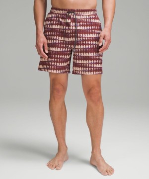 Short Lululemon Pool 7" Hombre Marrones Multicolor Chile | 594JEBVWS