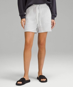 Short Lululemon Scuba High-Rise 5" Mujer Gris Claro Chile | 908HYOXLC