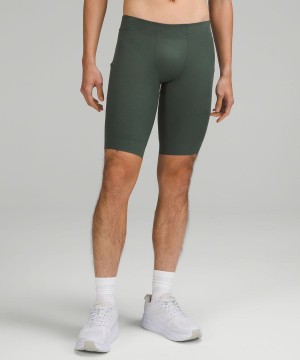Short Lululemon SenseKnit10" Correr Hombre Verde Chile | 967INFZJQ