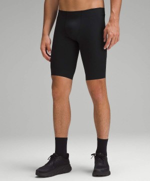 Short Lululemon SenseKnit10" Correr Hombre Negras Chile | 487WNDUPG