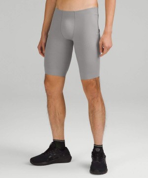 Short Lululemon SenseKnit10" Correr Hombre Gris Chile | 543UCBYXR