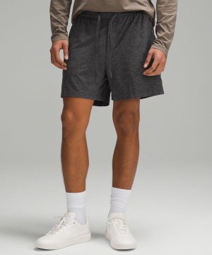 Short Lululemon Soft Jersey 5" Hombre Negras Gris Oscuro Chile | 291TEIBGY