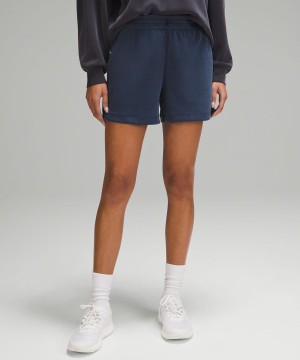 Short Lululemon Softstreme High-Rise 4" Mujer Azul Marino Chile | 269LXPDSN