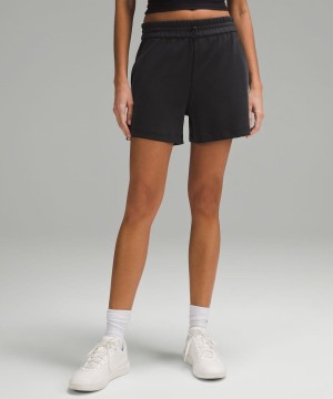 Short Lululemon Softstreme High-Rise 4" Mujer Negras Chile | 475UMZABH
