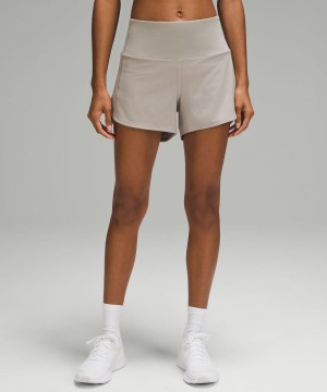 Short Lululemon Speed Up High-Rise Forro 4" Mujer Gris Chile | 459QCTNIA