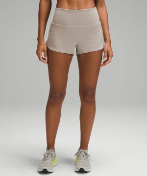 Short Lululemon Speed Up High-Rise Forro 2.5" Mujer Gris Chile | 741SIPXER