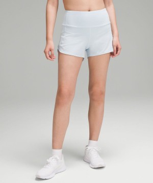 Short Lululemon Speed Up High-Rise Forro 4" Mujer Azules Chile | 512CLZBRV