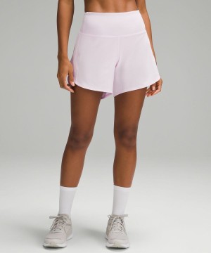 Short Lululemon Speed Up High-Rise Forro 6" Mujer Rosas Chile | 032NVZEGA