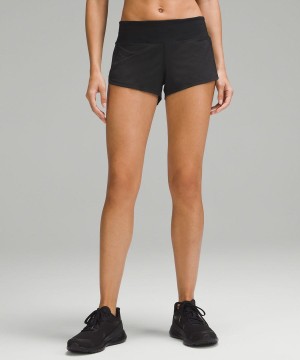 Short Lululemon Speed Up Low-Rise Forro 2.5" Mujer Negras Chile | 942NBZLDS