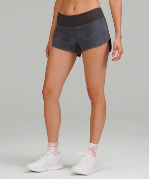 Short Lululemon Speed Up Low-Rise Forro 2.5" Mujer Gris Gris Oscuro Gris Oscuro Chile | 708UZVGMY